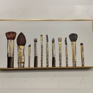 Colleen Karis Design Wall Art “Makeup Brushes”